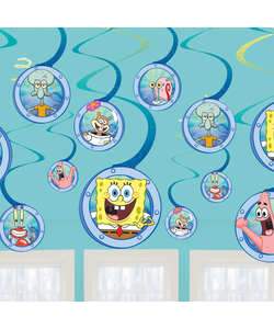 SpongeBob SquarePants Swirl Decorations