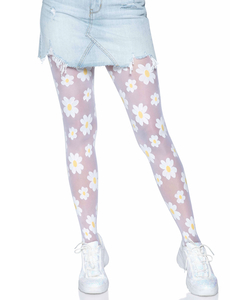 Daisy Nylon Sheer Tights