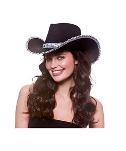 Cowgirl Hat - Black