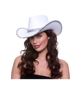 Cowgirl Hat - White