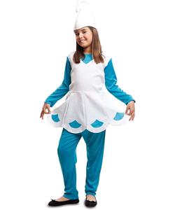blue goblin girl costume