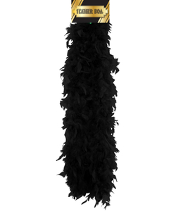Black Feather Boa -  150cm