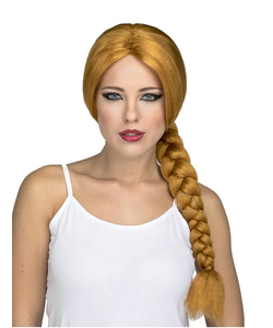 long wig with braids