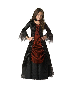 Gothic Vampiress Costume - Kids