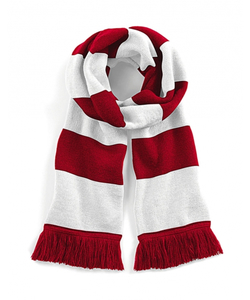 Red and White Wally Scarf