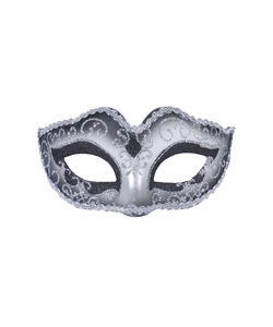 Glitter Metallic Eye Mask - Black