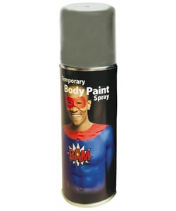 Temporary Body Paint Spray - Grey