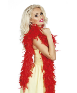 Red Feather Boa 50g