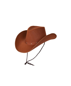 Texan Cowboy Hat - Light Brown