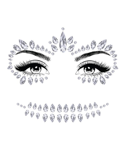 Day Of The Dead Silver Face Jewels