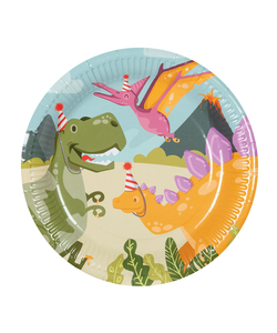 Dino Party Paper Plates