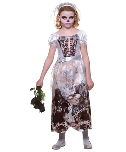 Skeleton Bride Costume- Kids