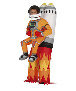 Inflatable Rocket With Astronaut Costume