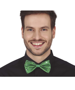 Sequin Green Bow Tie