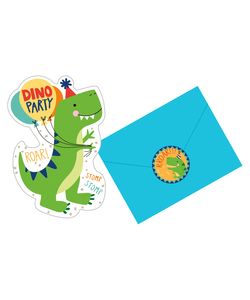 Dino-Mite Party Postcard Invitations