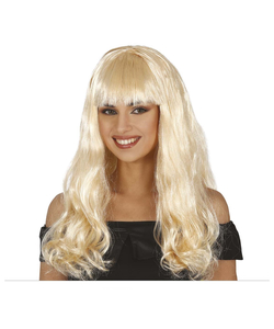 Long Blonde Wavy Wig
