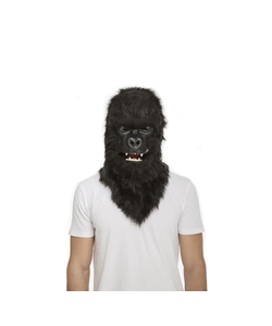 Gorilla Mask With Movable Jaw