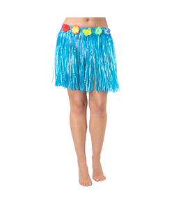 Blue Hula Skirt - 40cm