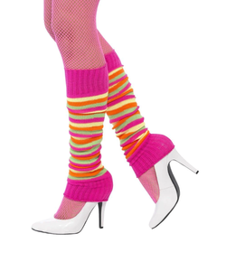 Striped Neon Leg Warmers