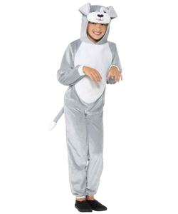 Tween Grey Dog Costume