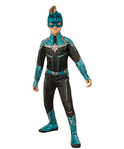 Blue Captain Marvel Costume - Kids
