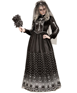 Adult Skeleton Bride Costume