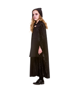 Kids Deluxe Hooded Velvet Cape