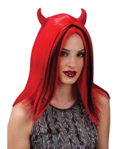Devil Wig And Horns