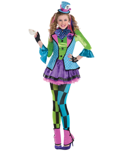 Sassy Mad Hatter Costume - Teen