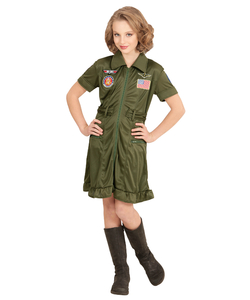 Fighter Jet Pilot Dress - Tween