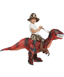 Ride On Raptor Costume