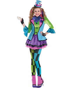 Kids Sassy Mad Hatter Costume