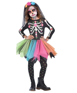 Mexican Sugar Skull Costume - Teen