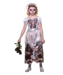 Skeleton Bride Costume - Tween