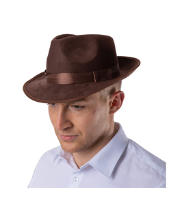 Brown Fedora Hat