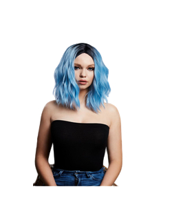Deluxe Cara Wig - Baby Blue