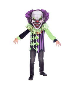 Scary Clown Big Head Costume - Kids