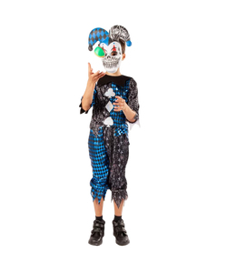 Scary Jester Costume - Tween