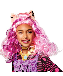 Clawdeen Wolf Wig Pink - Kids
