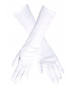 White Elbow Gloves