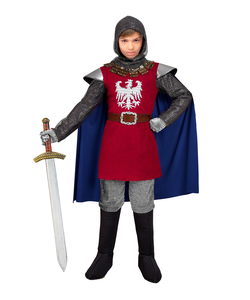 Kids Red Knight Costume