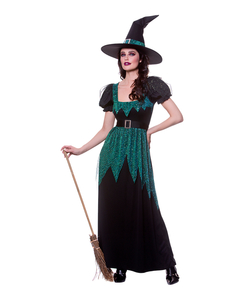 Plus Size Emerald Witch Costume