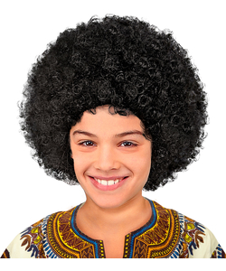 Kids Afro Wig - Black