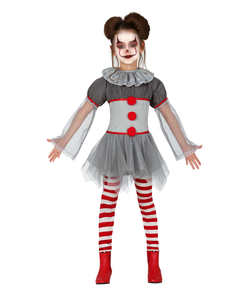 Tween Bad Clown Costume