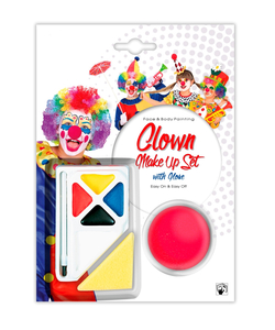 Clown Makeup Set With Nose