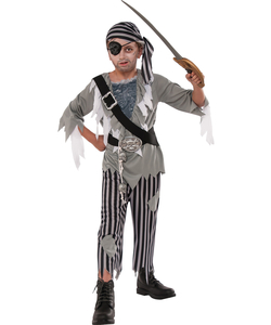 Ghost Pirate Boy Costume