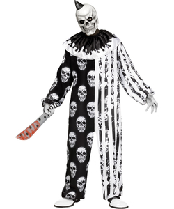Skele-Klown Costume - Men's