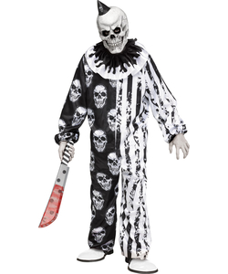 Skele-Klown Costume - Kids