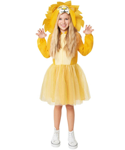 Lions Hooded Dress - Kids