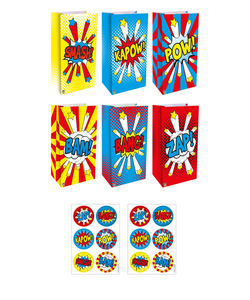 Comic Impact Paper Party Bags